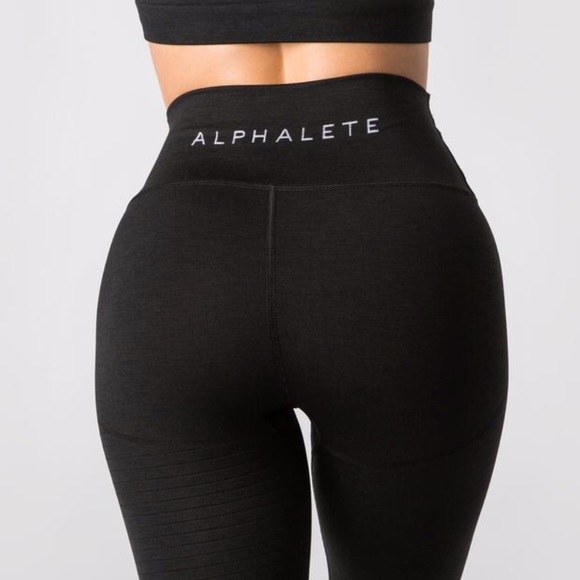 Alphalete R6 Revival Leggings; Black! - Picture 3 of 6
